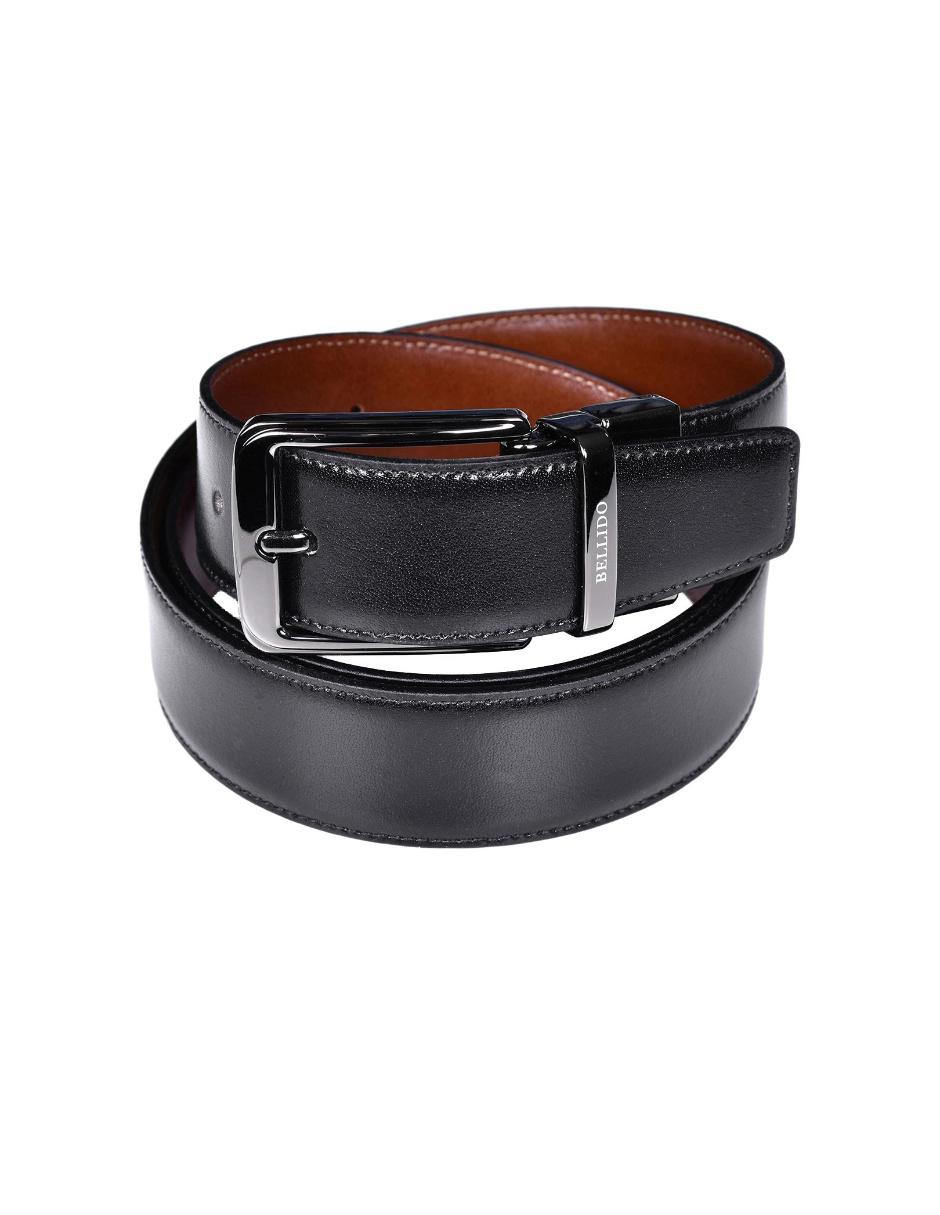 Cinturón de piel para hombre