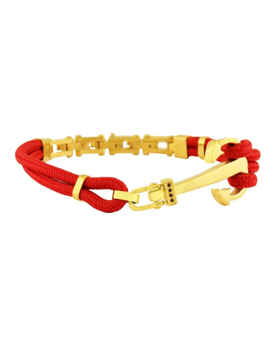 Pulsera Ancora acabado tejido Pulsera Ancora acabado tejido