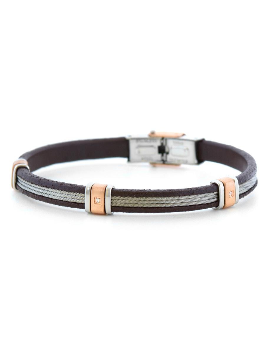 Pulsera acabado acero