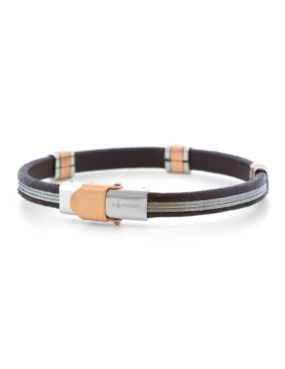 Pulsera acabado acero