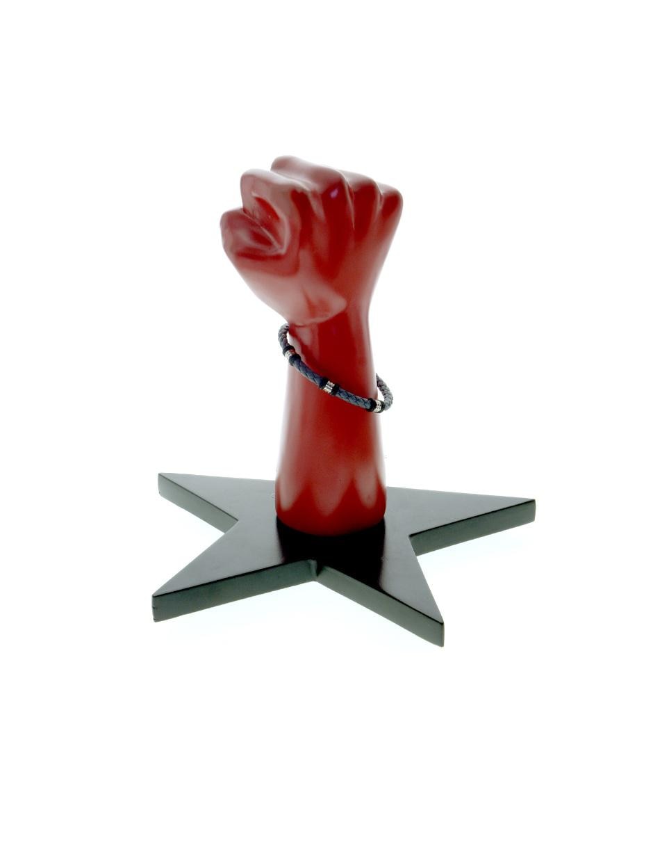 Pulsera acabado tejido