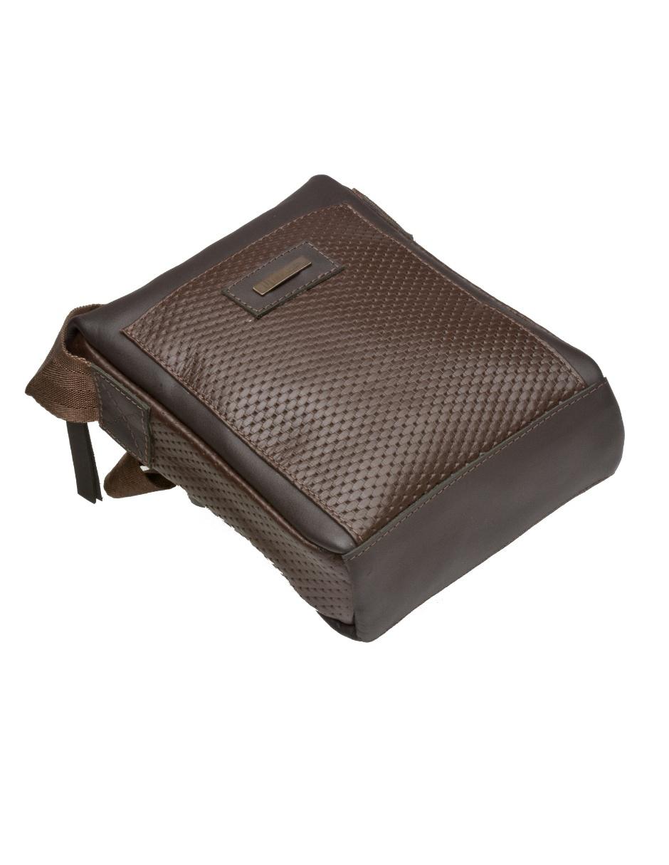 Bolsa messenger de piel para hombre