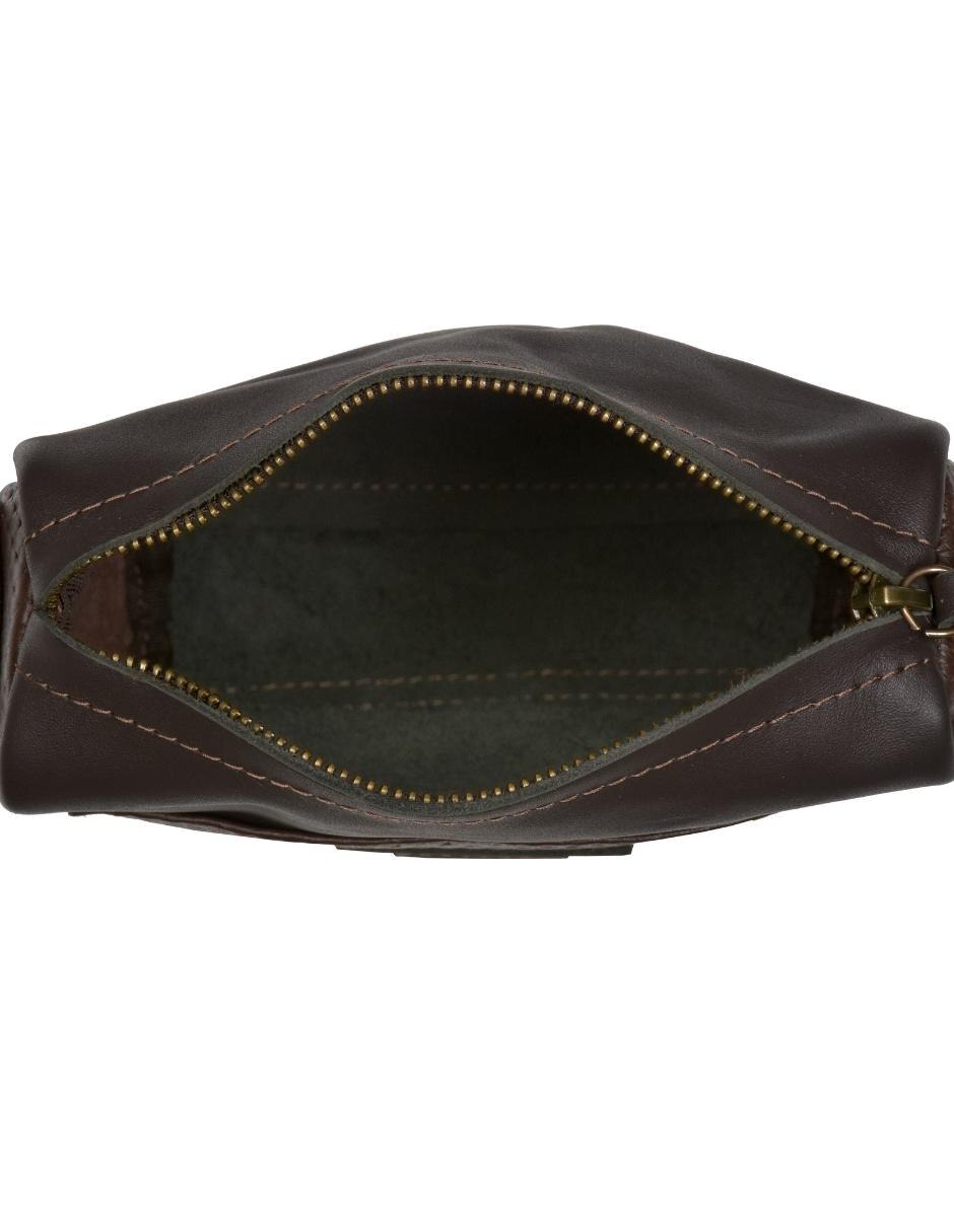 Bolsa messenger de piel para hombre