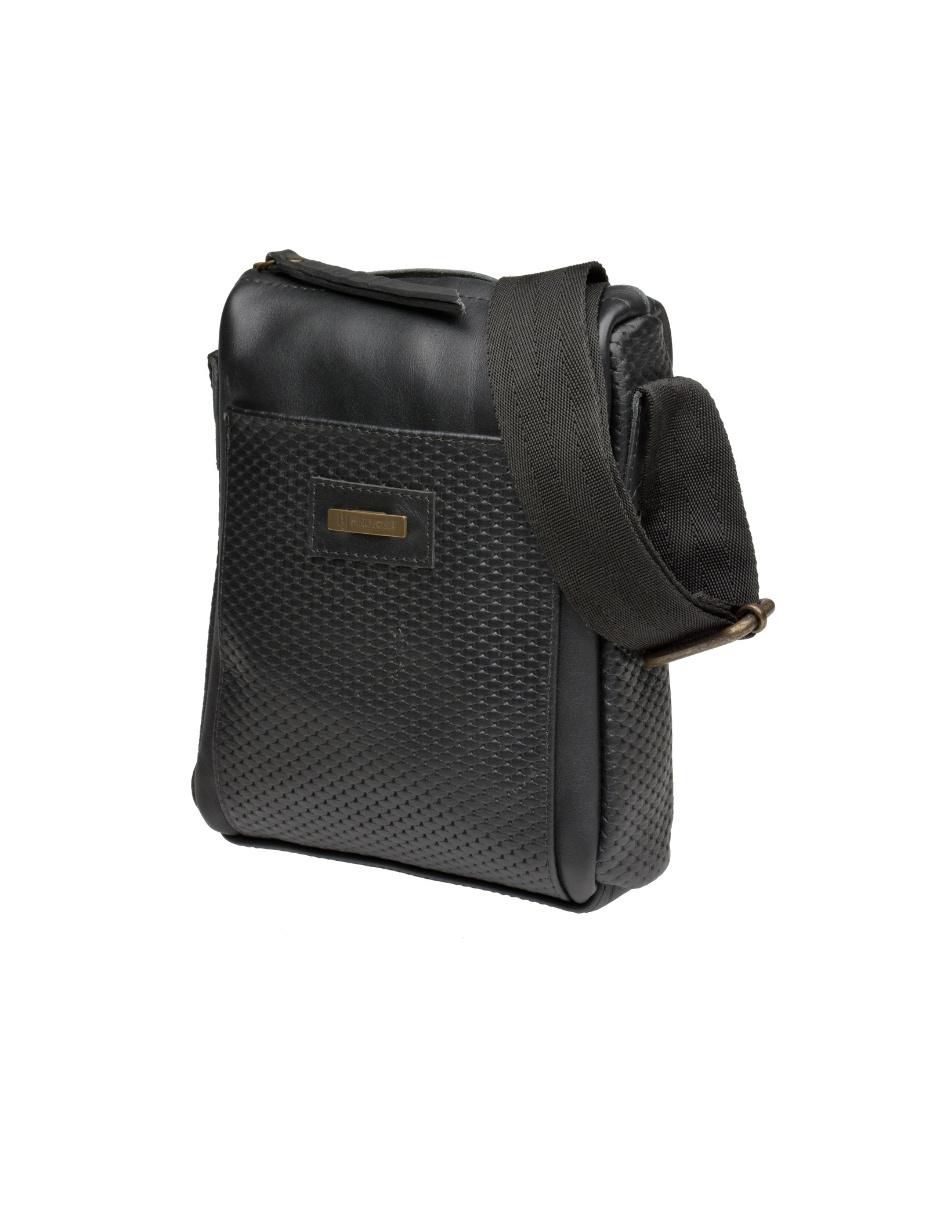 Bolsa messenger de piel para hombre