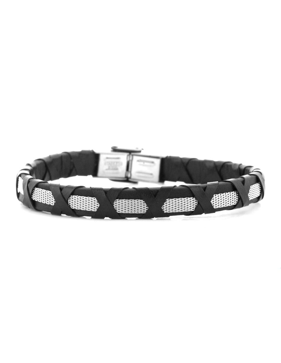 Pulsera acabado tejido