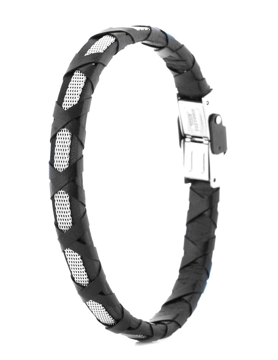 Pulsera acabado tejido