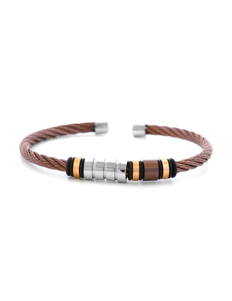 Pulsera acabado tejido