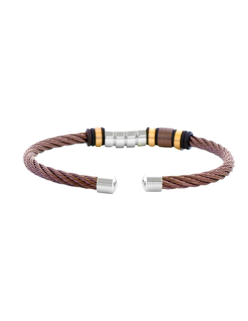 Pulsera acabado tejido