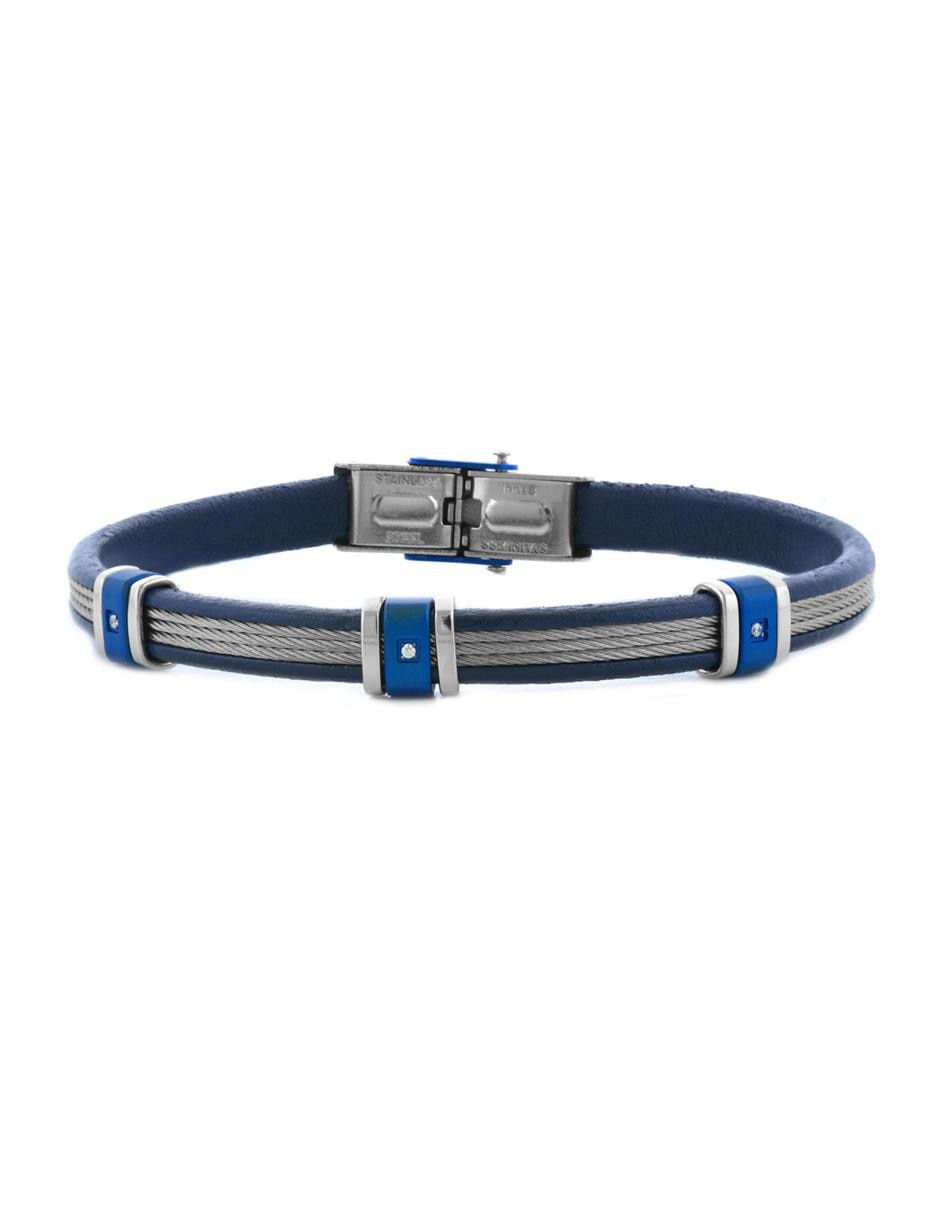 Pulsera acabado acero 1
