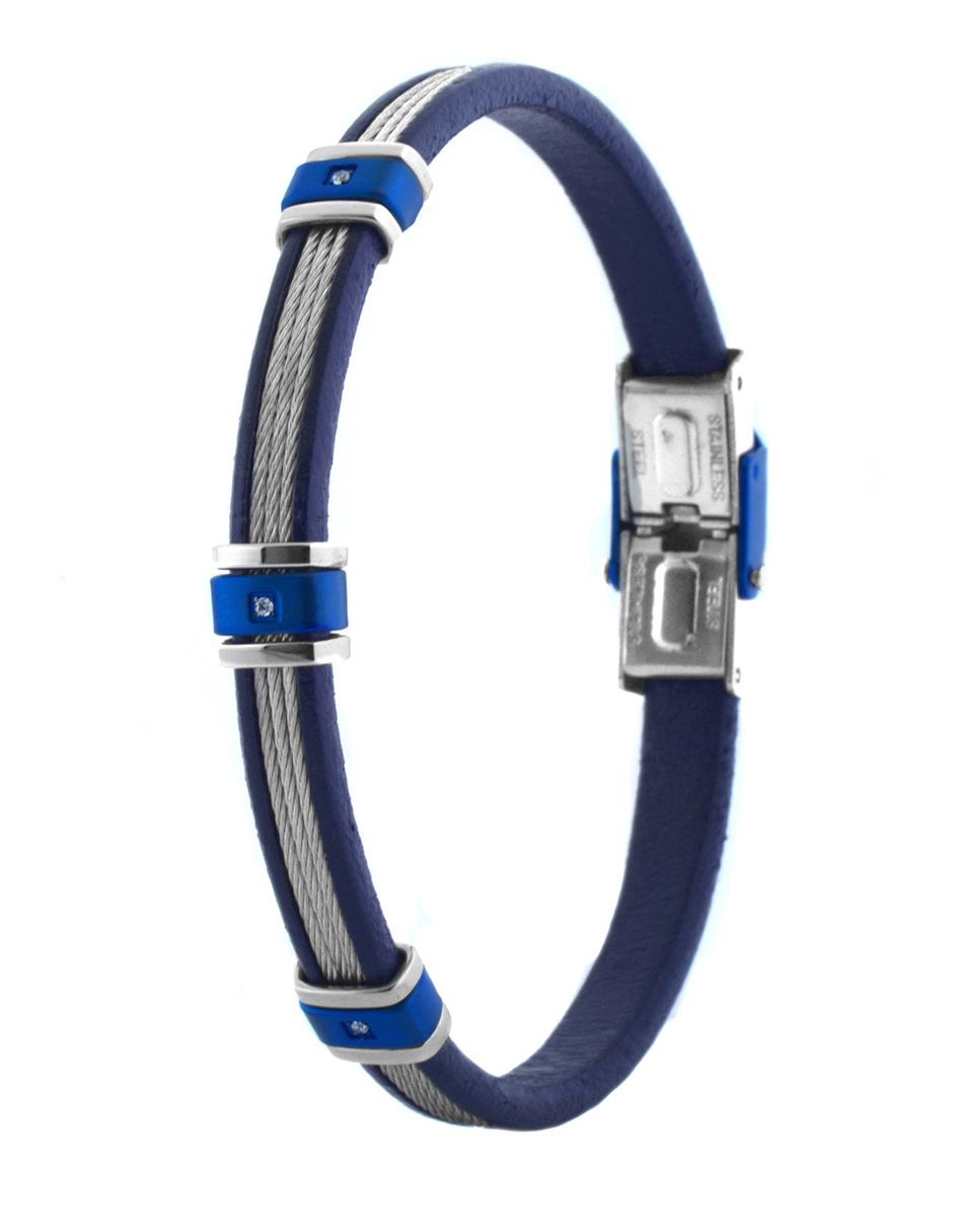 Pulsera acabado acero 3