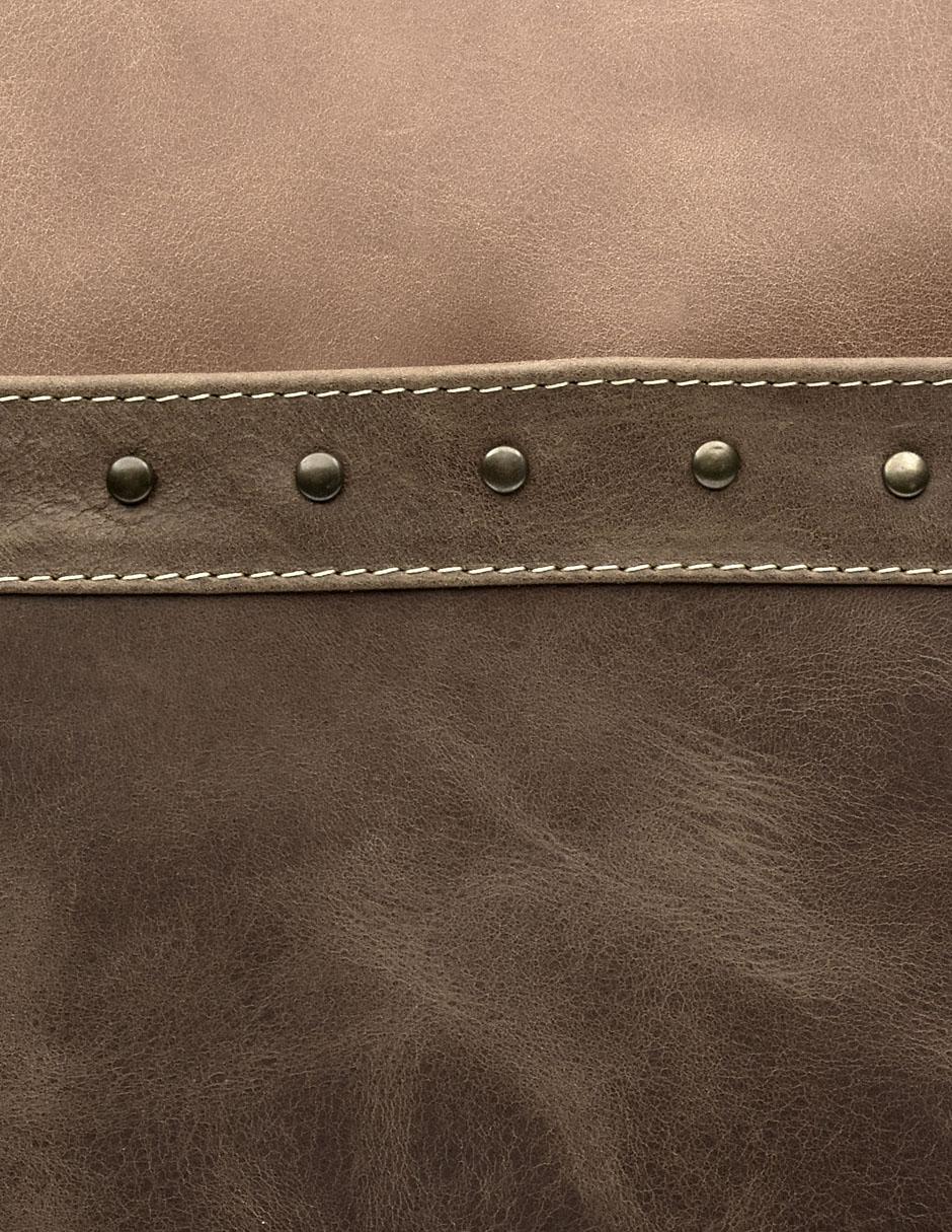 Bolsa messenger de piel para hombre