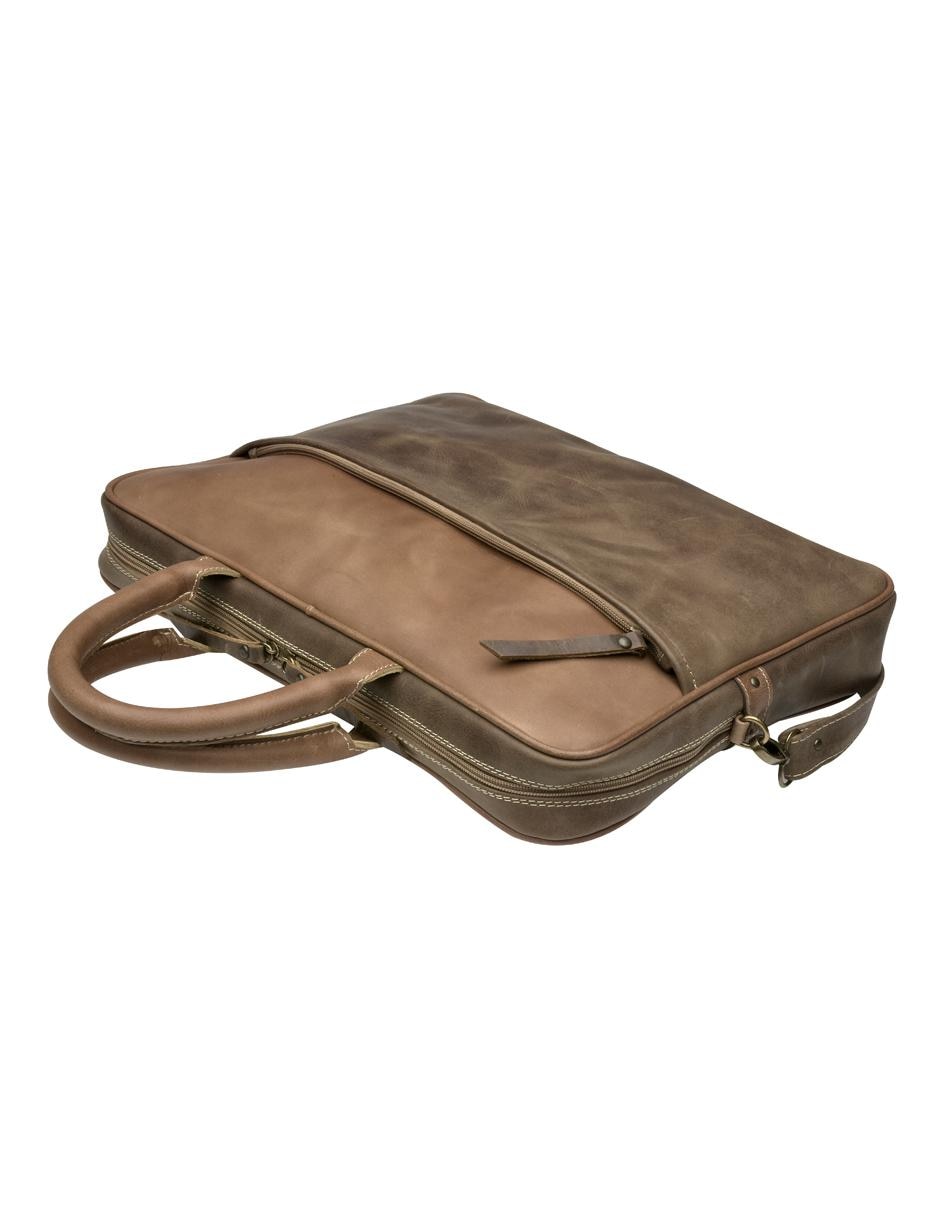 Bolsa messenger de piel para hombre