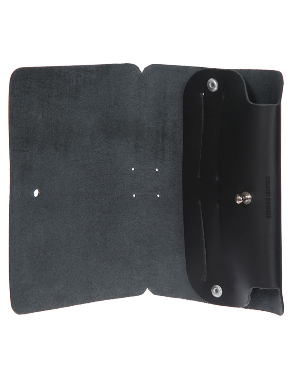 Tarjetero de piel para hombre