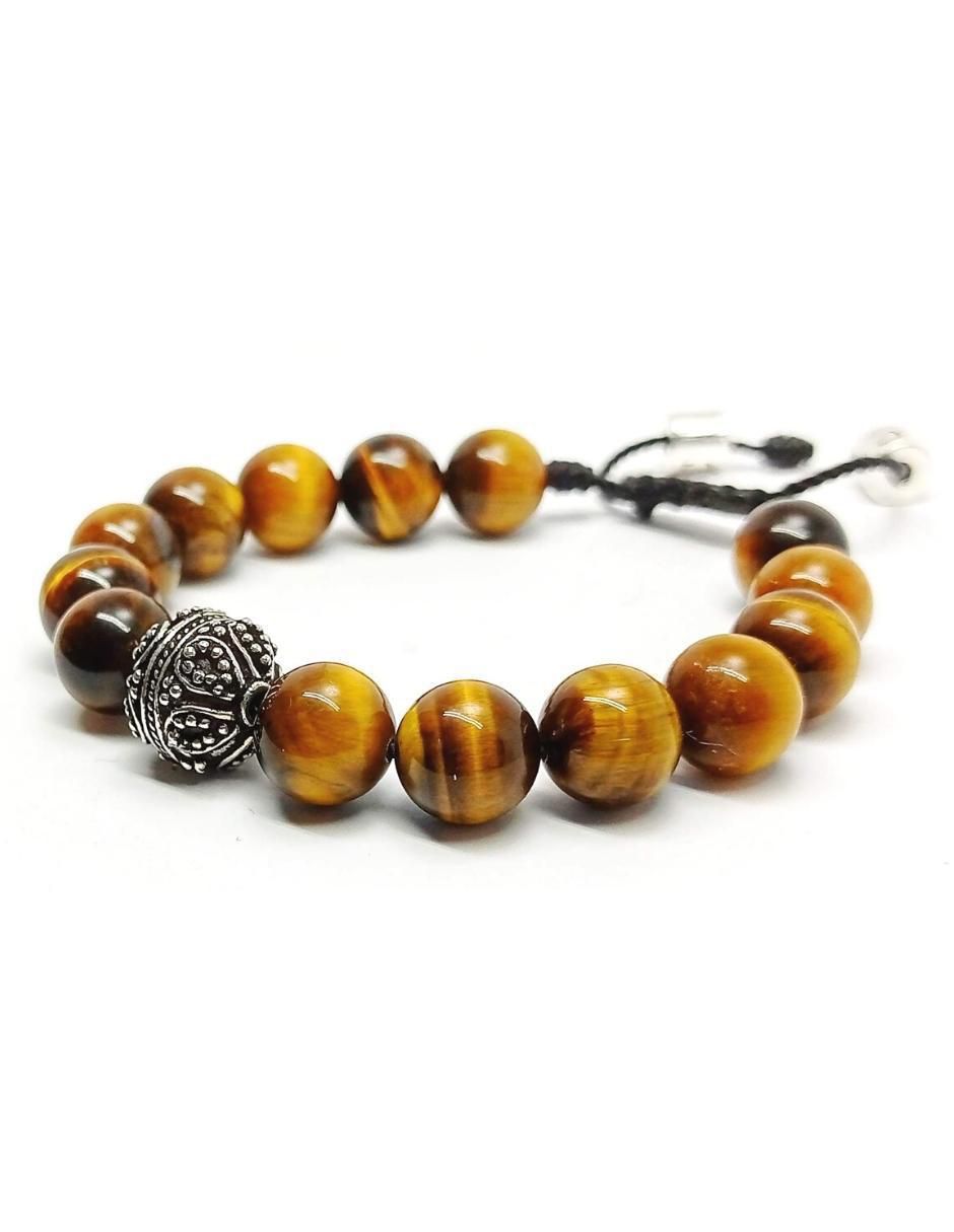 Pulsera de plata con acabado brillante