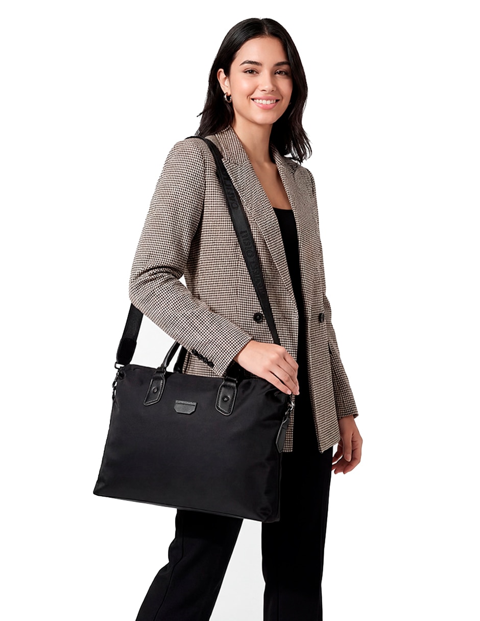 Bolsa satchel Valice Elite Noir para mujer 7
