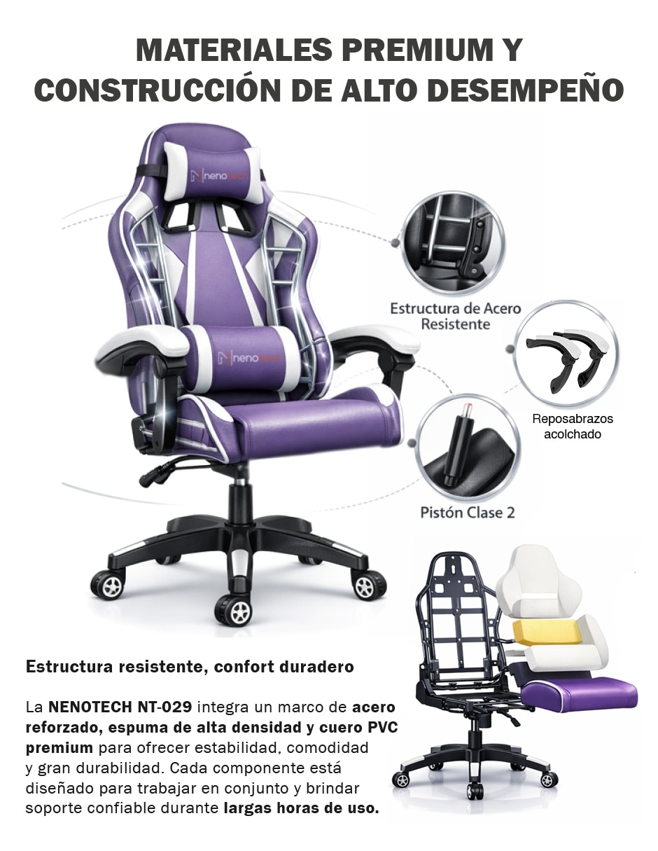 Silla gamer Blue Nenotech 