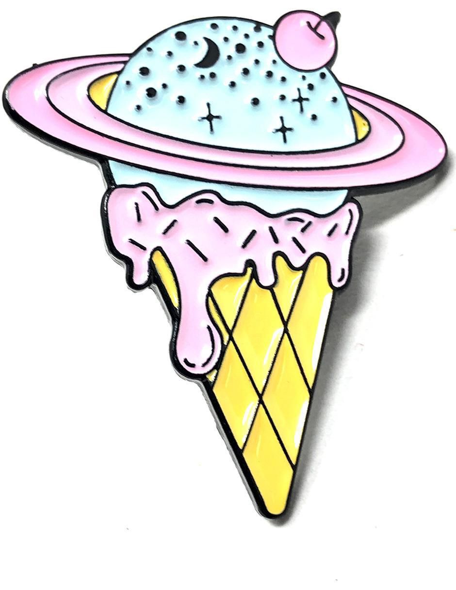 Set de pin tijeras y helado 4