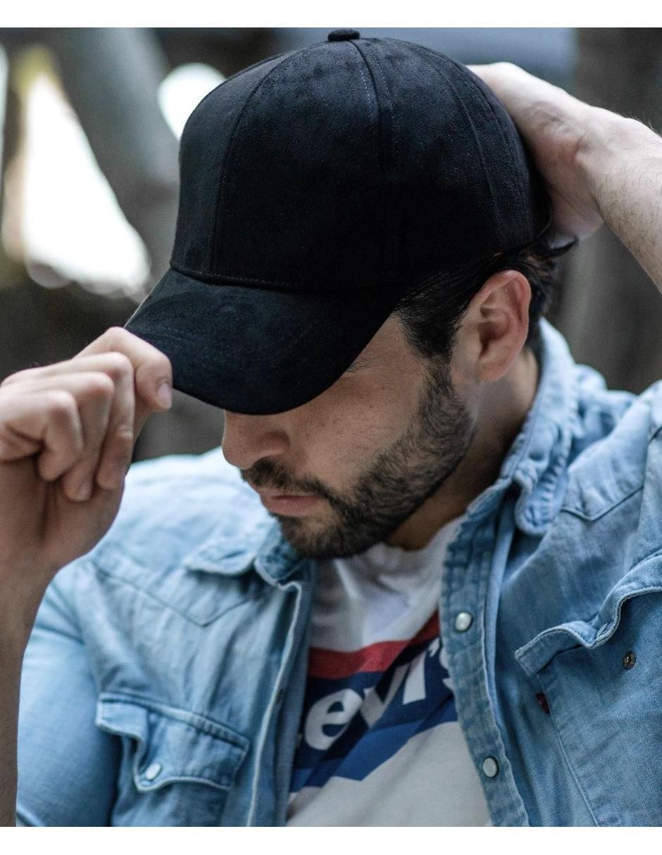 Gorra visera curva hebilla casual para adulto 4