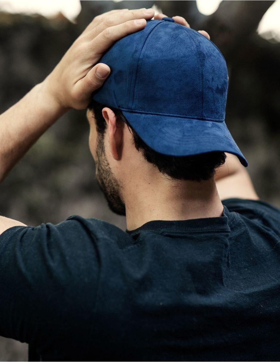 Gorra visera curva hebilla casual para adulto 2