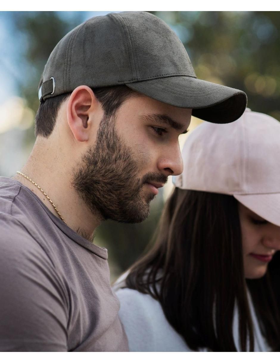 Gorra visera curva hebilla casual para adulto 2