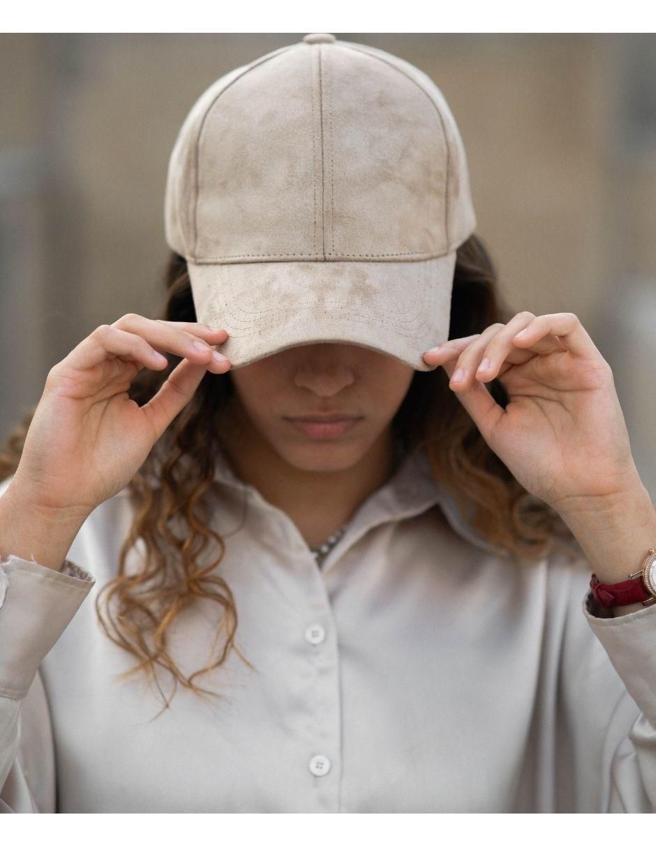 Gorra visera curva hebilla casual para adulto 3