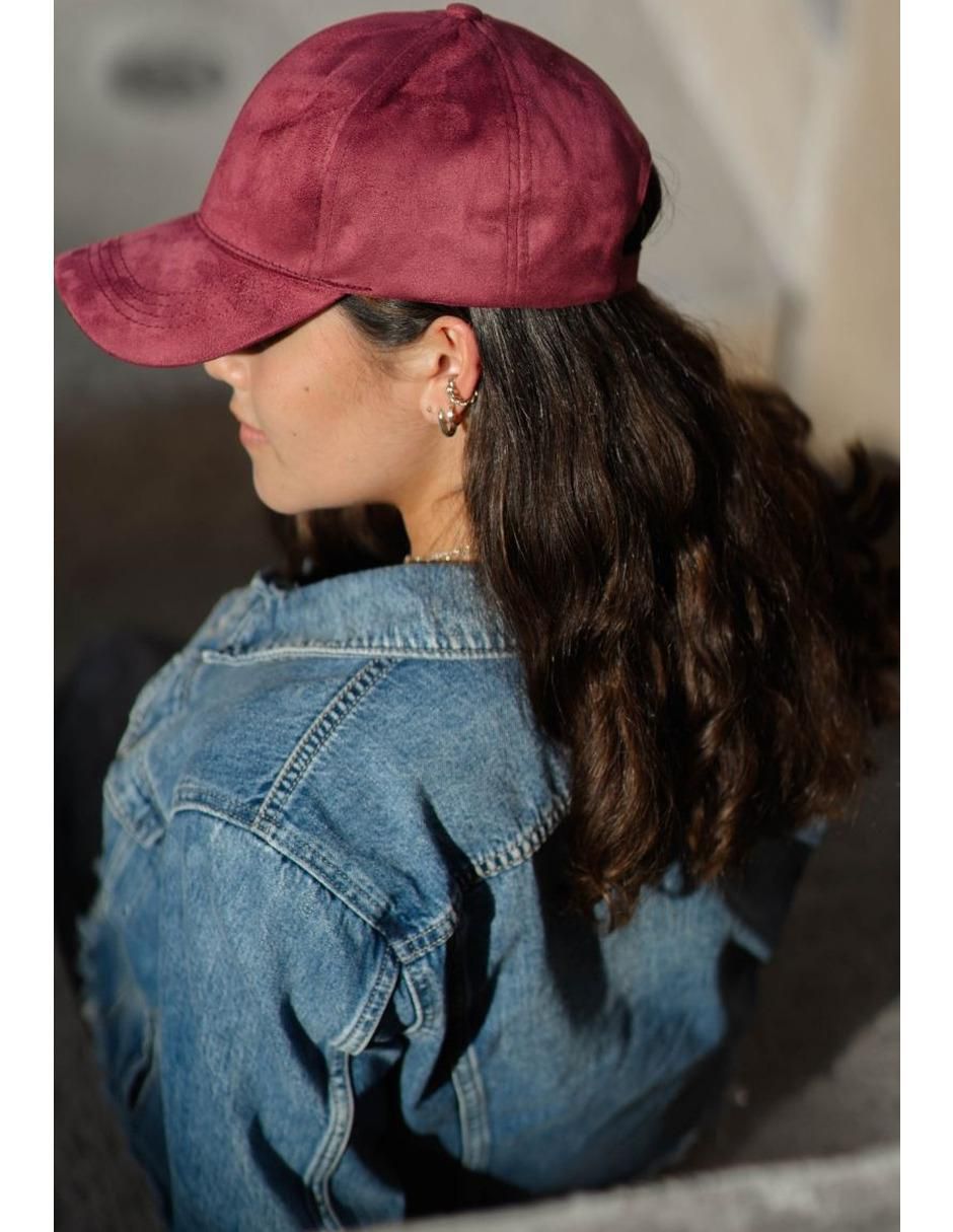 Gorra visera curva hebilla casual para hombre 2