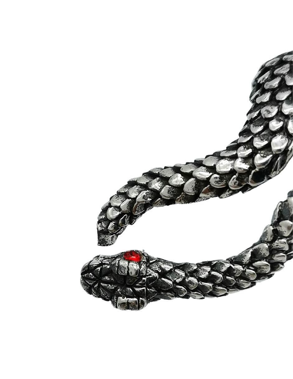 Anillo de serpiente Animal P 925 de plata brillante