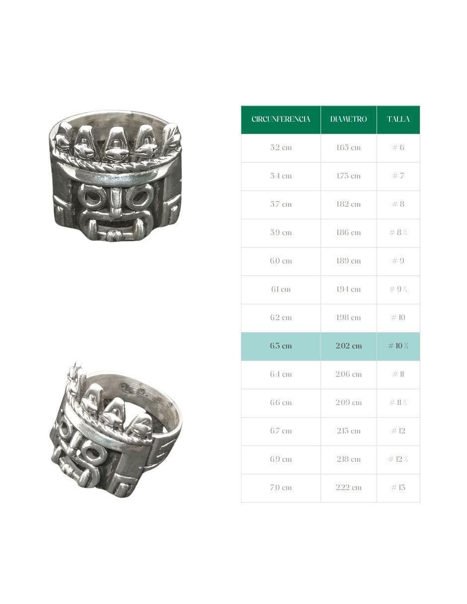 Anillo P 925 de plata pulido