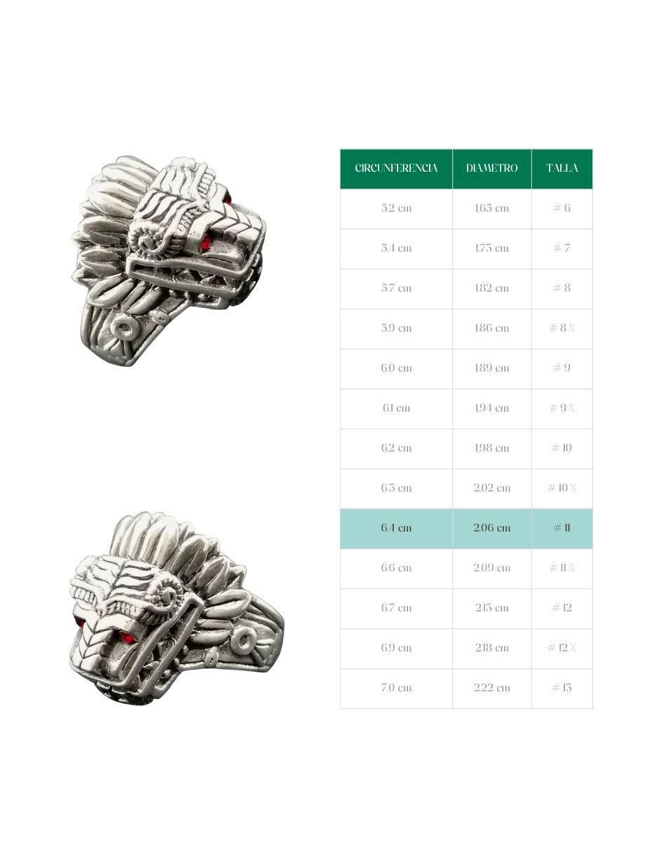 Anillo de serpiente Quetzalcóatl P 925 de plata brillante 6