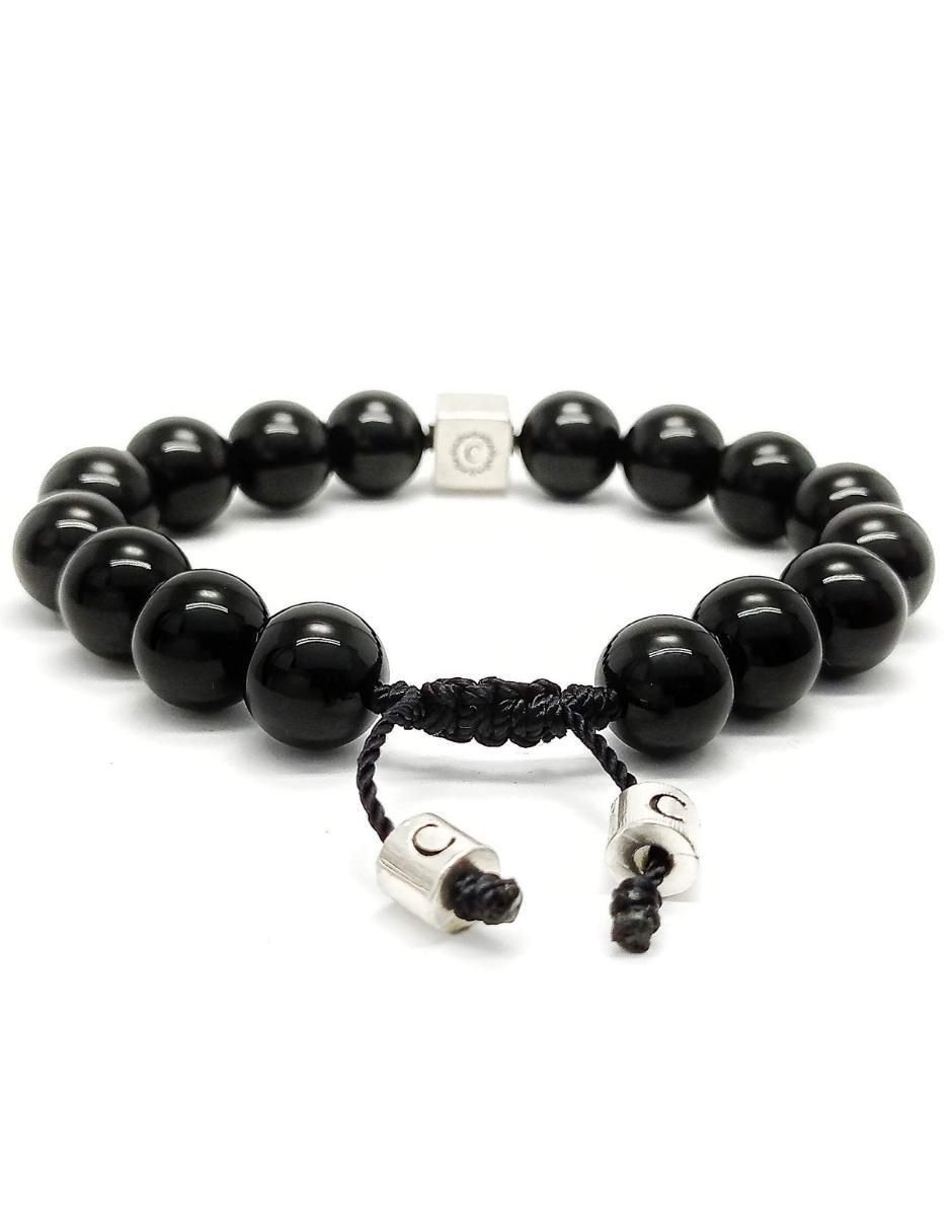 Pulsera de plata acabado liso 2