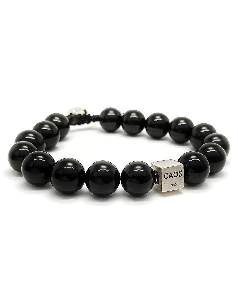 Pulsera de plata acabado liso 3