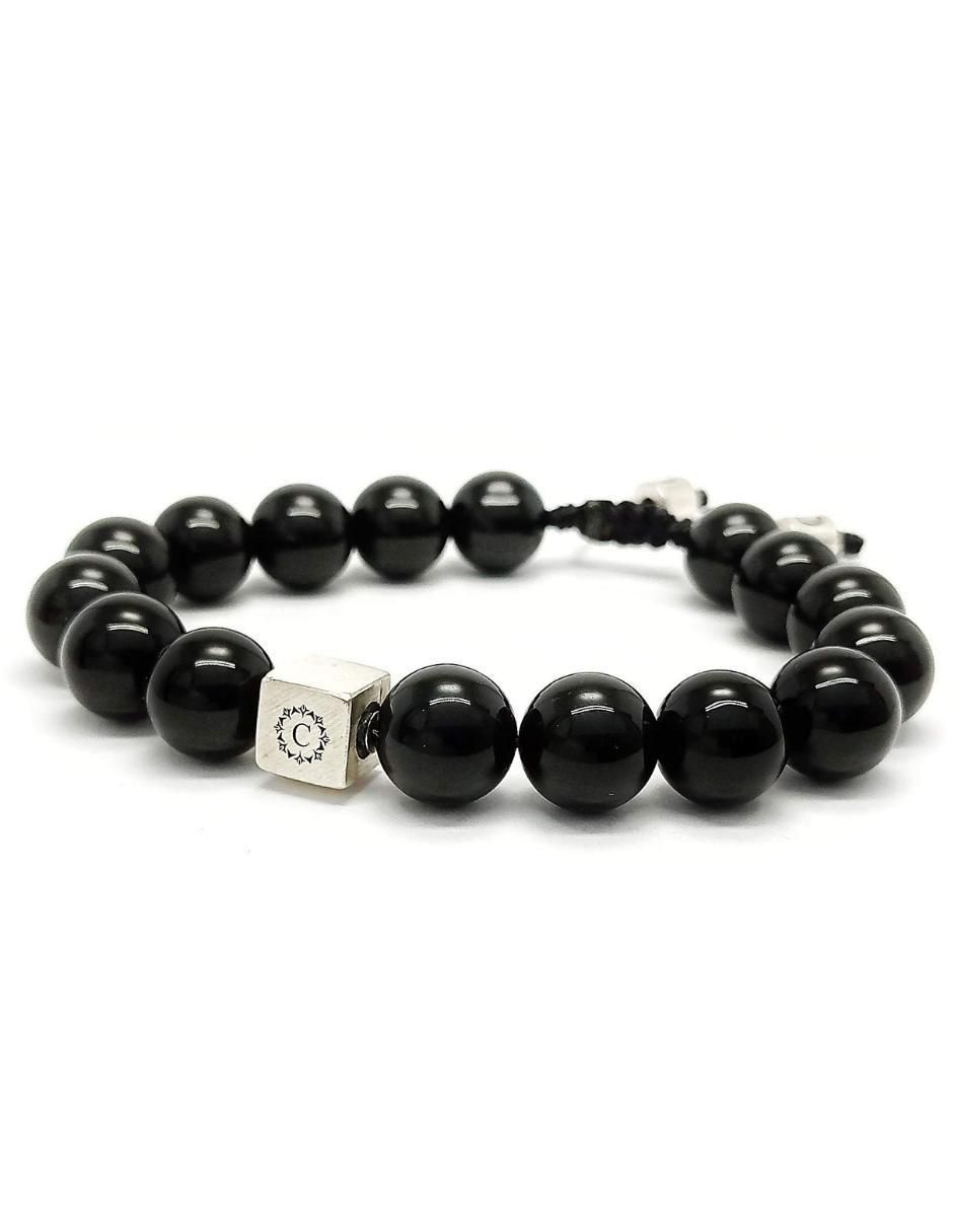 Pulsera de plata acabado liso 6