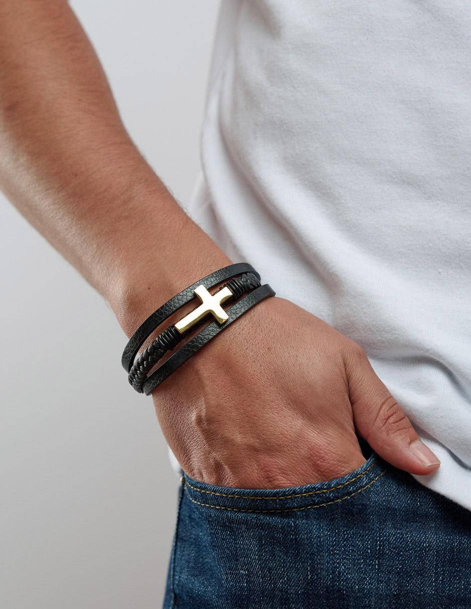 Pulsera Luckman de baño de oro