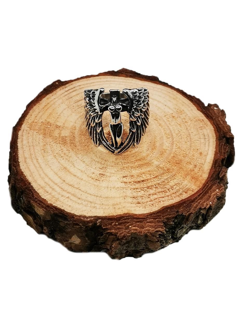 Anillo de ángel Religión P 925 de plata brillante