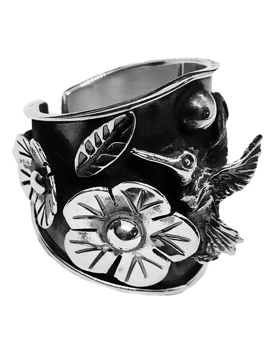 Anillo de colibrí Animales P 925 de plata brillante 5