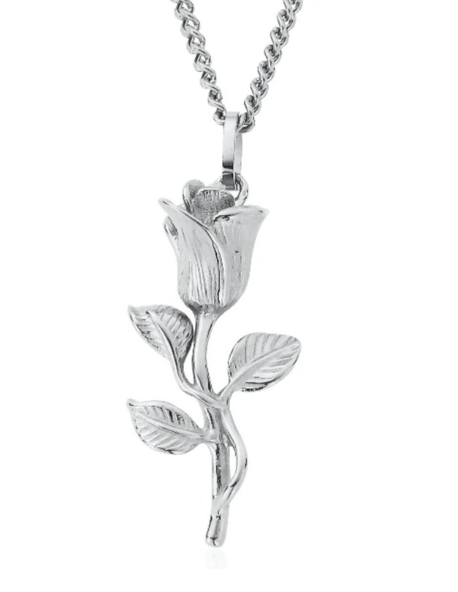 Collar de flor Rosa