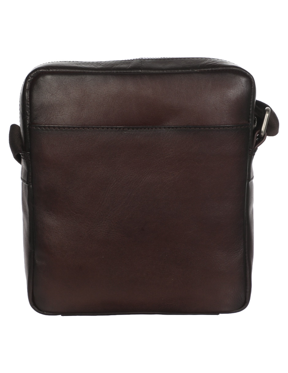 Bolsa messenger Miguel Bellido de piel para hombre