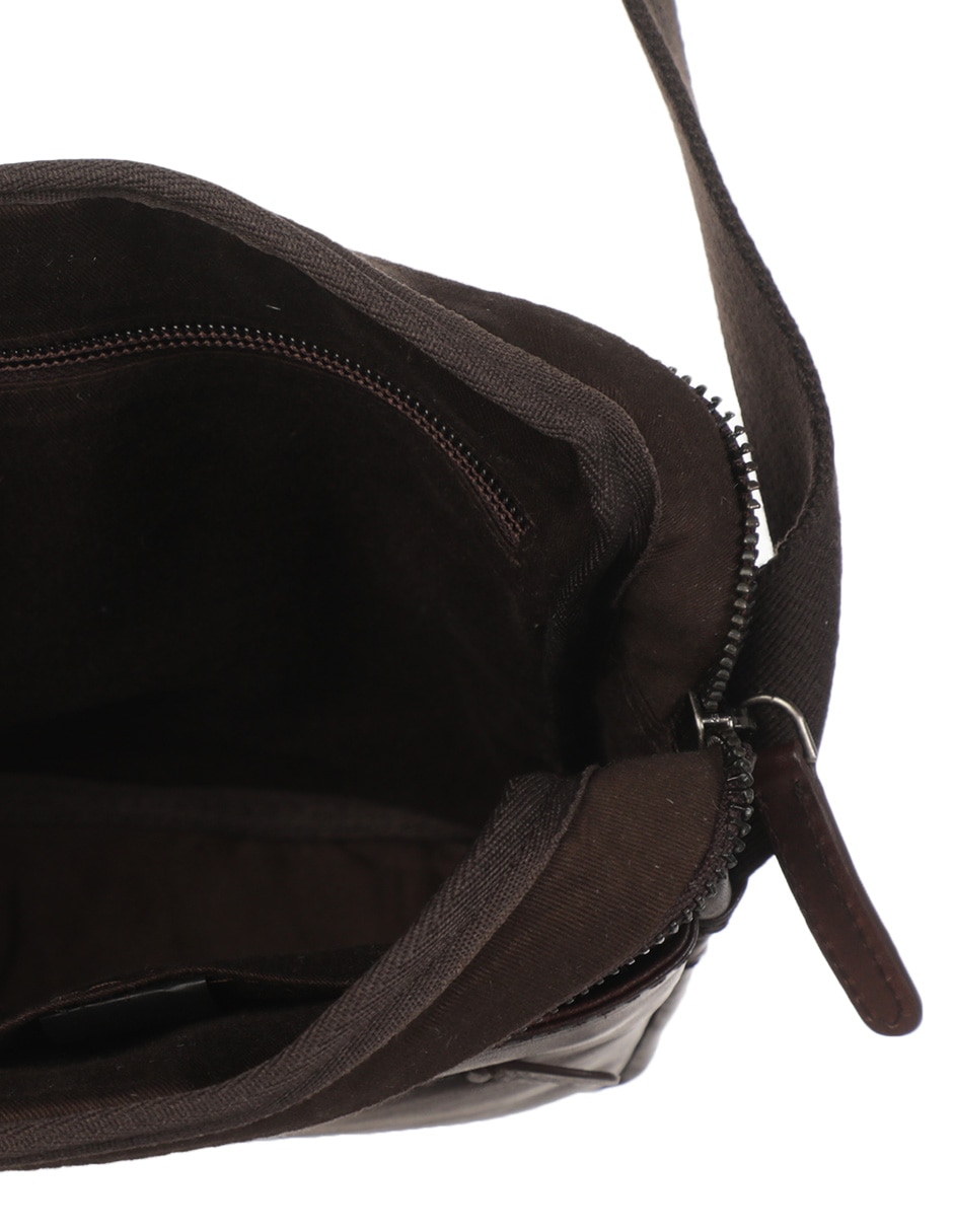 Bolsa messenger Miguel Bellido de piel para hombre