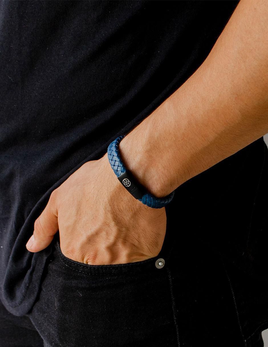 Pulsera de piel Brenva acabado mate