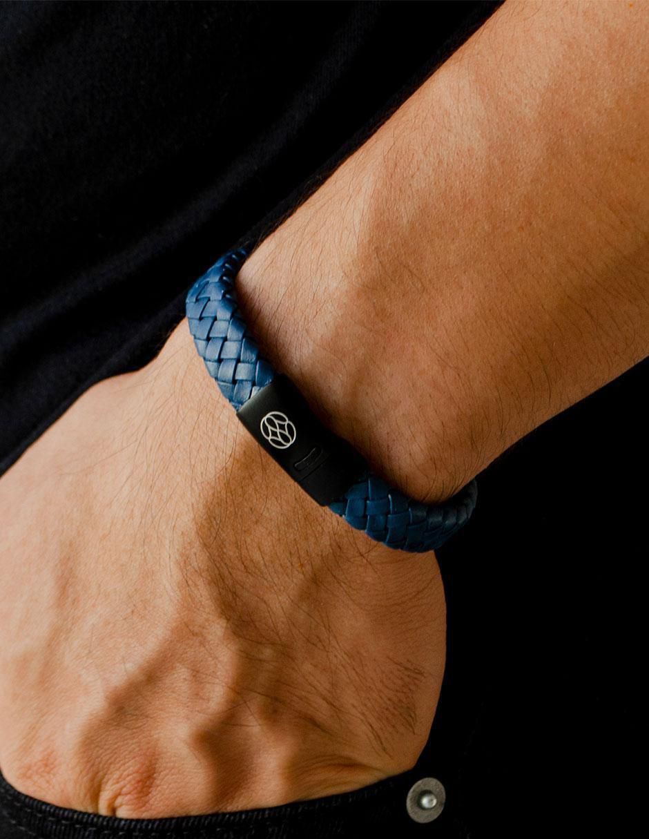 Pulsera de piel Brenva acabado mate