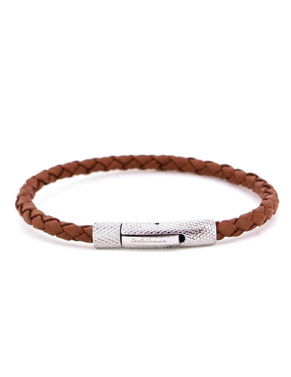 Pulsera de piel Numana acabado liso