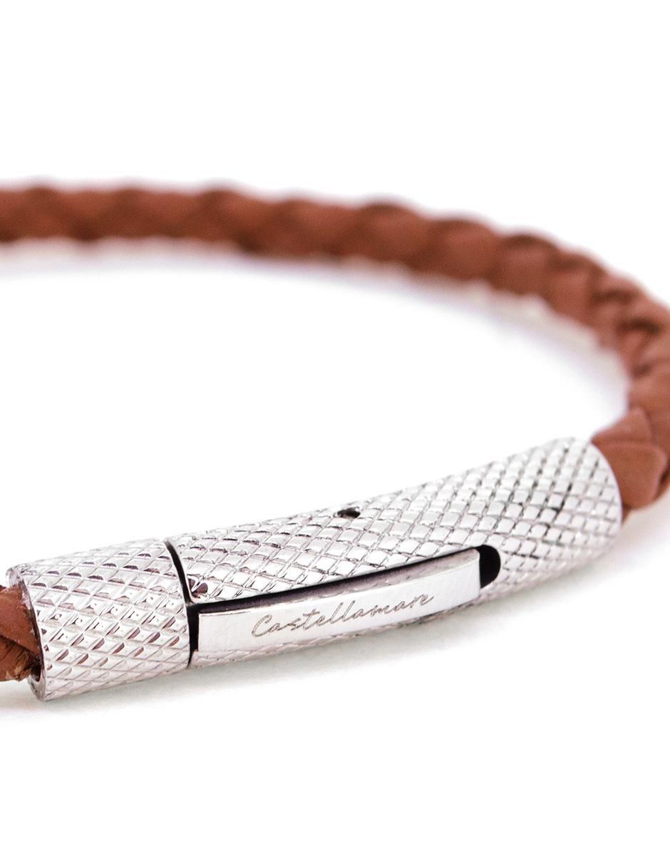 Pulsera de piel Numana acabado liso