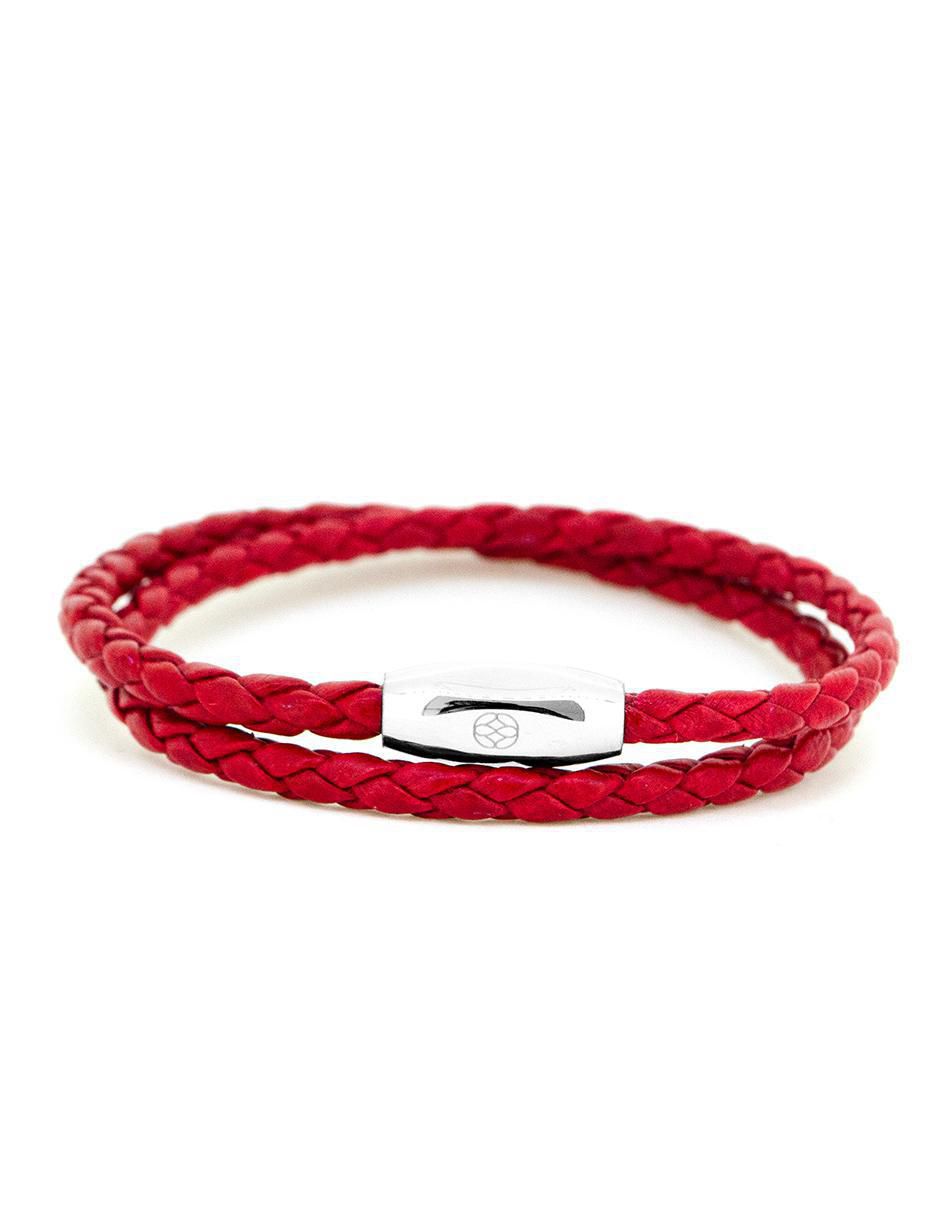 Pulsera de piel Numana acabado liso
