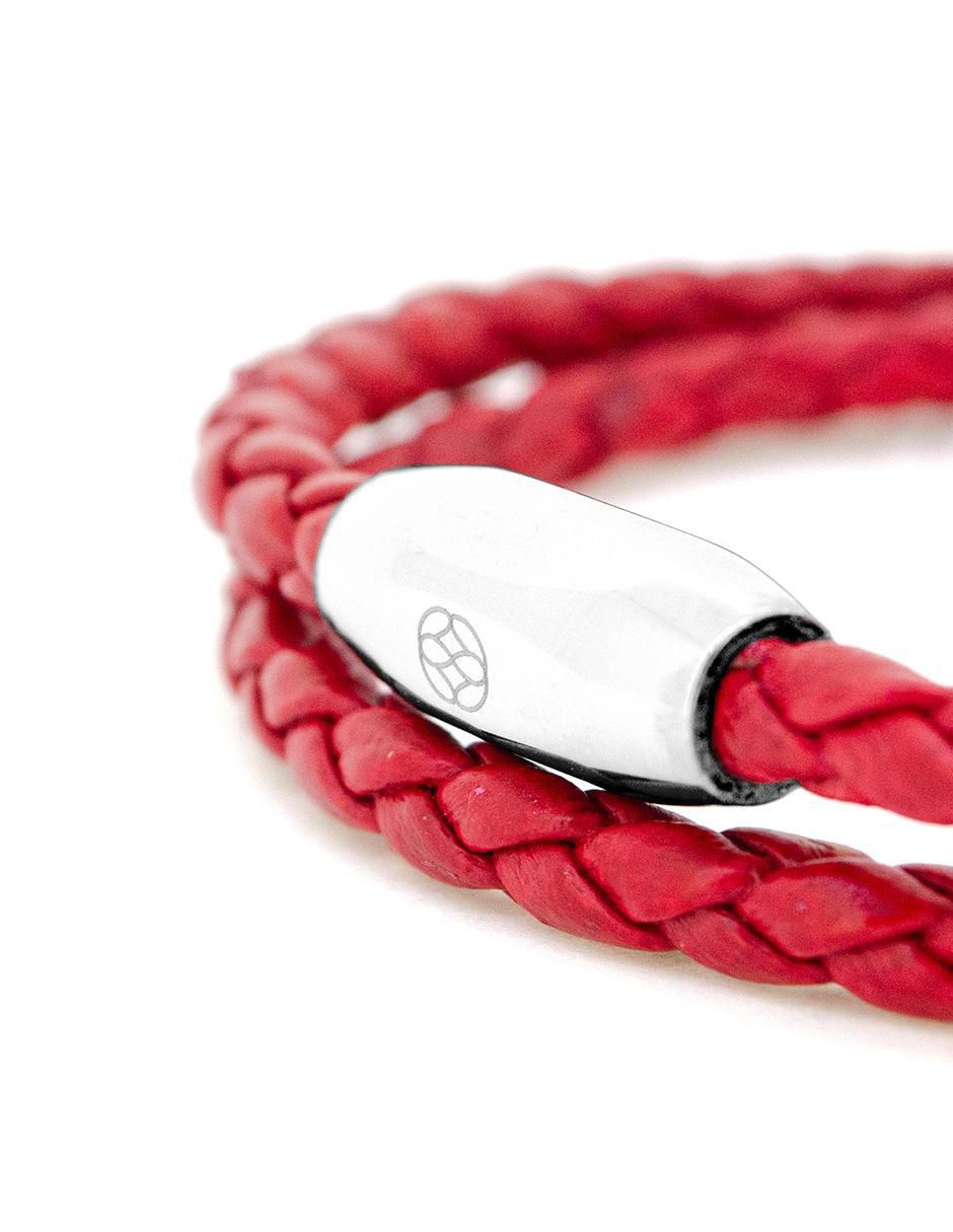 Pulsera de piel Numana acabado liso