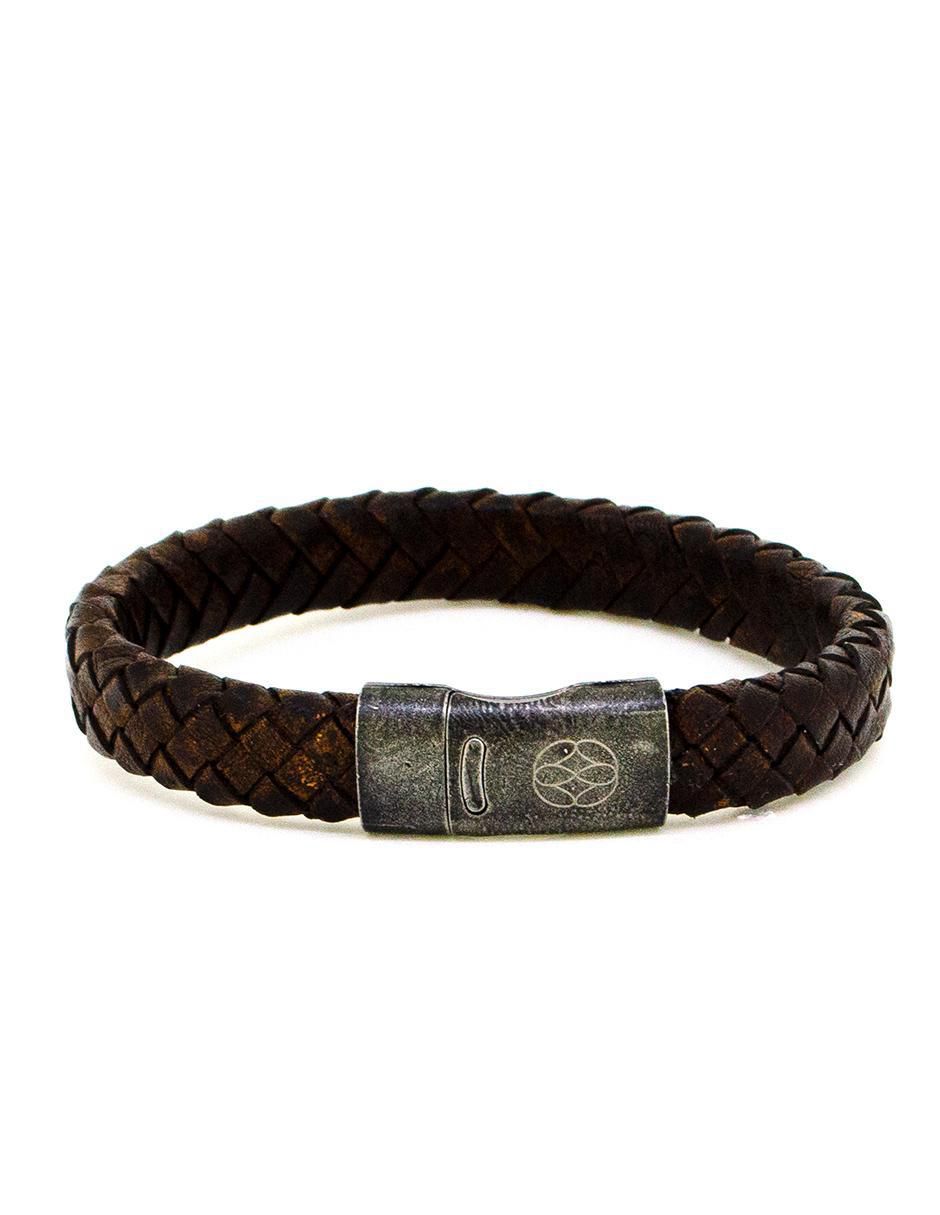 Pulsera de piel Brenva acabado liso