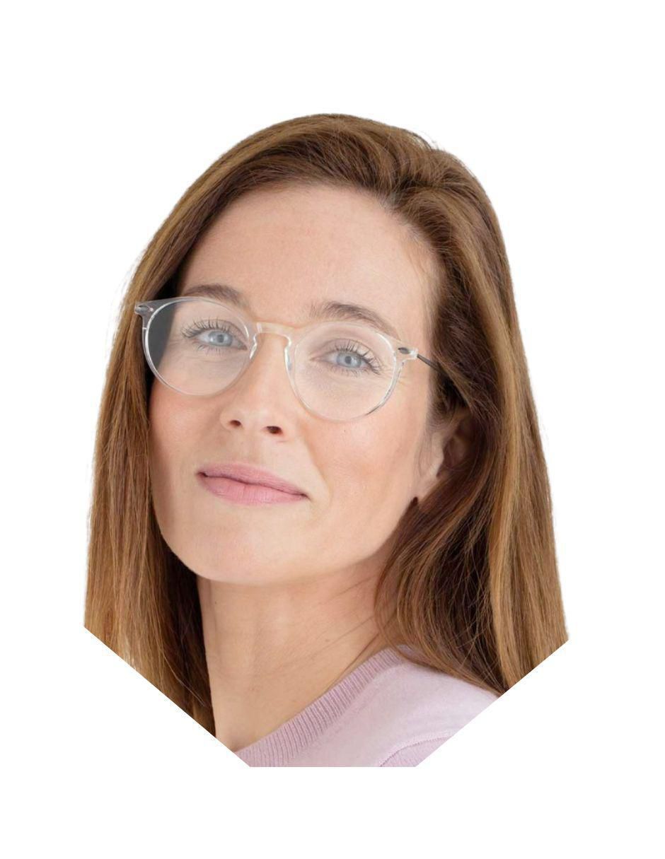 Lentes de lectura Cruz Crystal circular unisex
