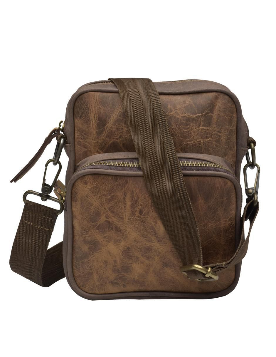 Bolsa messenger de cuero unisex Bolsa messenger de cuero unisex