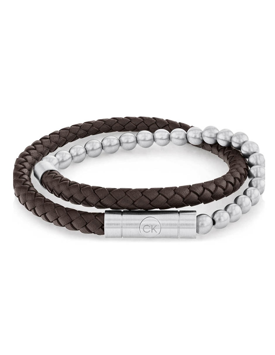 Pulsera de piel Fuse acabado pulido Pulsera de piel Fuse acabado pulido