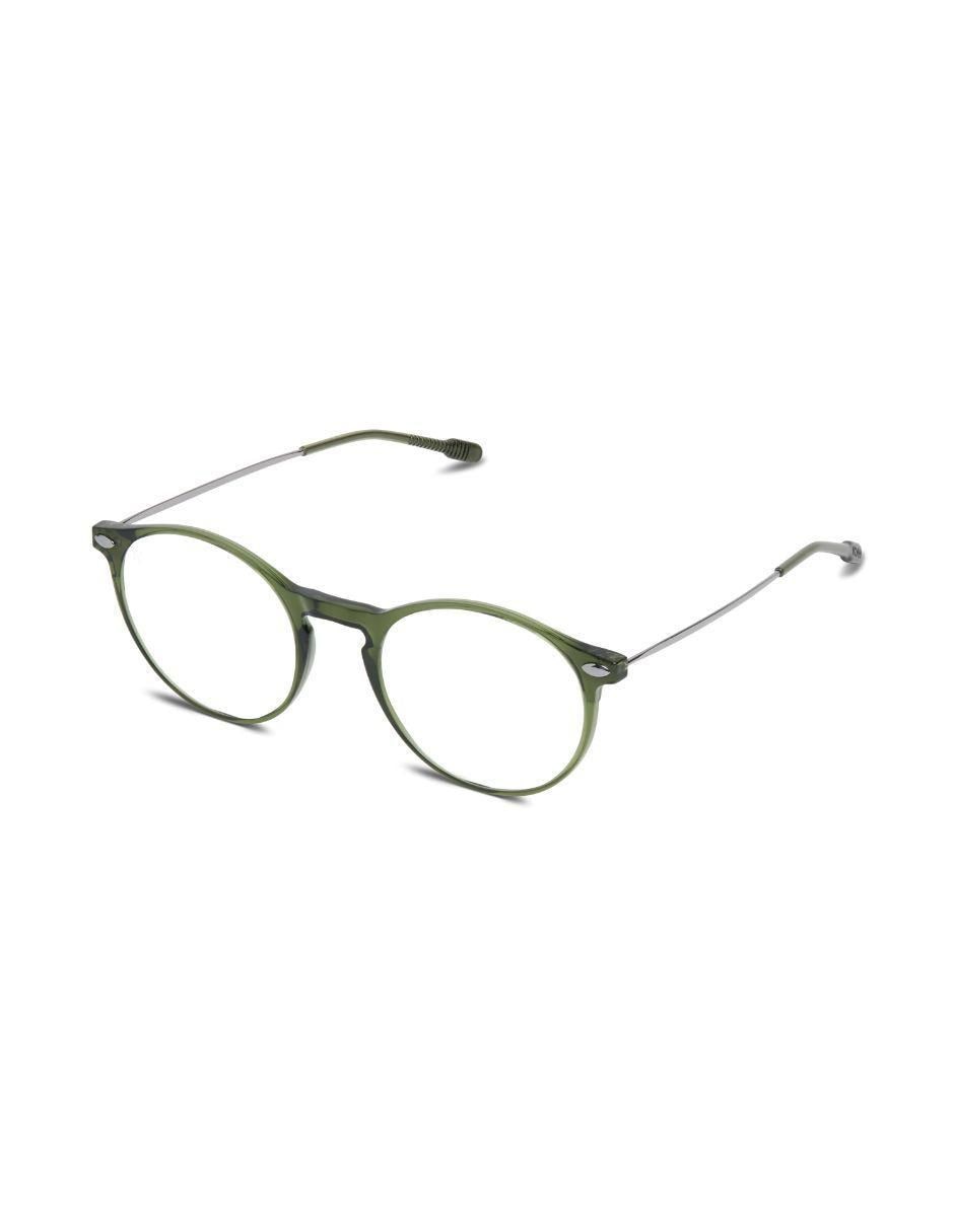 Lentes de lectura Cruz Khaki circular unisex