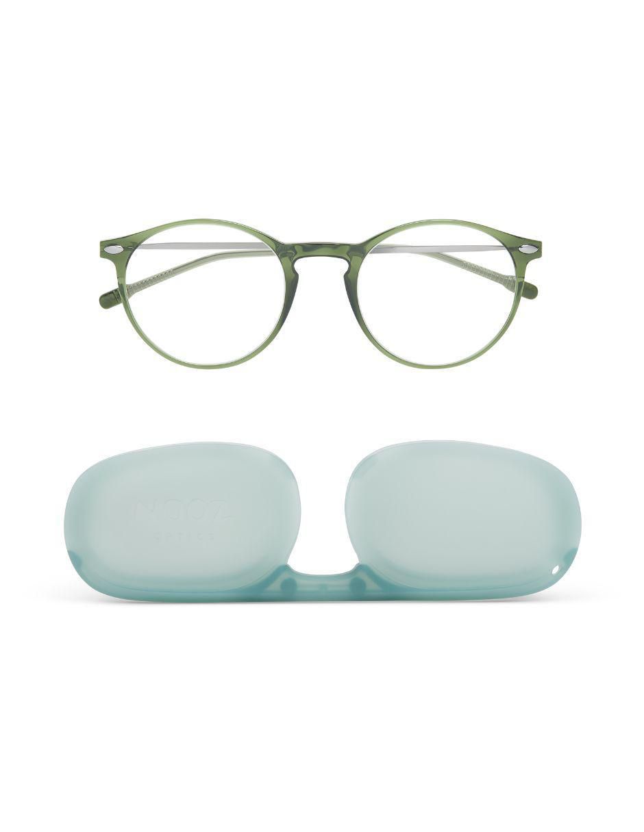 Lentes de lectura Cruz Khaki circular unisex